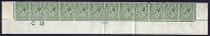 N14(1) ½d Green Control C13 imperf plate 91b 3c MOUNTED MINT