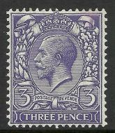 N22(7) variety 3d Bright Bluish Violet Royal Cypher copy RPS cert UNMOUNTED MINT