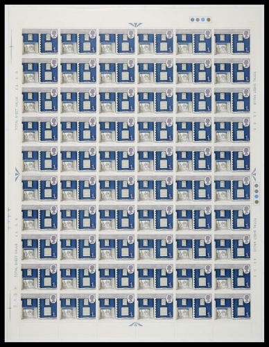 1970 British Rural Architecture (Cottages) 1s Complete Sheet UNMOUNTED MINT MNH