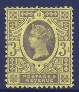 3d Spec K32(-) Unlisted Pale Purple Yellow Jubilee single UNMOUNTED MINT MNH