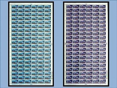 1967 EFTA Ord set in FULL SHEETS inc all varieties UNMOUNTED MINT
