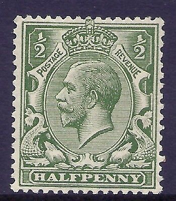 N14(-)variety ½d Grey-Green Royal Cypher with cert MOUNTED MINT