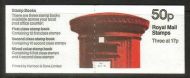 FB31 Nov 1985 Pilar Box 50p Folded Booklet - good perfs