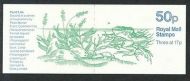 FB33 Nov 1985 Common Frog (pond life) No Star 50p Folded Booklet - good perfs