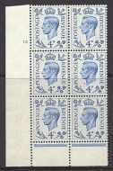 4d colour change Cylinder 13 No Dot perf 6(I/P) UNMOUNTED MINT/MNH