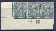 N23(1) 4d Grey Green Royal Cypher control H 16 imperf UNMOUNTED MINT