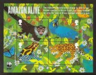 MS3172 2011 WWF Amazon Alive miniature sheet UNMOUNTED MINT MNH