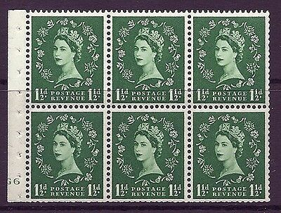 SB59 Wilding booklet pane Tudor cylinder G6 No Dot UNMOUNTED MNT/MNH