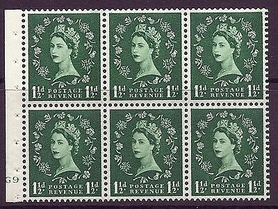 SB62 Wilding booklet pane Edward cylinder G9 No Dot UNMOUNTED MNT/MNH