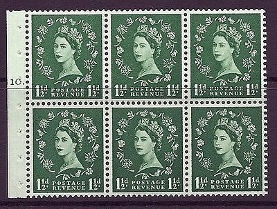 SB62 Wilding booklet pane Edward cylinder G10T Dot UNMOUNTED MNT/MNH