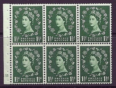 SB65 Wilding booklet pane Wmk Crowns cylinder G11 No Dot UNMOUNTED MNT/MNH