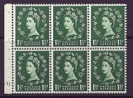 SB65 Wilding booklet pane Wmk Crowns cylinder G11 Dot UNMOUNTED MNT/MNH