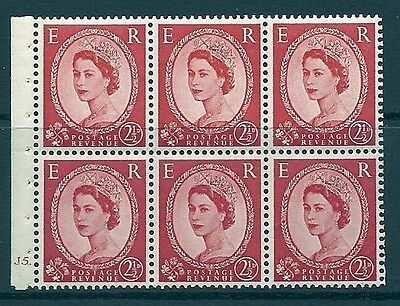 SB80 Wilding booklet pane Tudor Crown perf type Ie cyl J5 Dot UNMOUNTED MNT