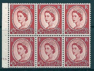 SB82 Wilding booklet pane wmk Crowns perf type Ie cyl J13 Dot UNMOUNTED MNT