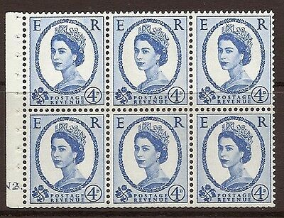 SB105 Wilding booklet pane Crowns Cyl N2 Dot perf Ie UNMOUNTED MNT/MNH
