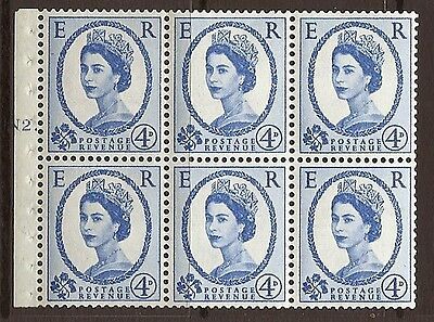 SB105 Wilding booklet pane Crowns Cyl N2T Dot perf Ie UNMOUNTED MNT/MNH