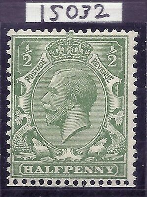 N14(-) var ½d Dull Yellow-Green Royal Cypher Hendon cert UNMOUNTED MINT