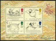 GB MS1409 1988 Edward Lear Miniature Sheet UNMOUNTED MINT MNH