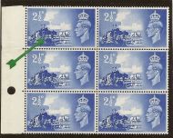 Sg C2b 1948 Channel Islands listed variety - Line across wheel UNMOUNTED MINT