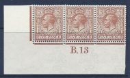 N25(2) 5d Reddish Brown Royal Cypher control B Dot 13 imperf UNMOUNTED MINT