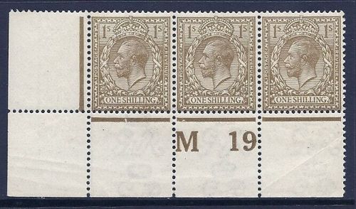 N32(8) 1 - Pale Bistre Royal Cypher Control M19 perf UNMOUNTED MINT