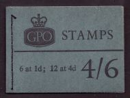 L69p 4 6 Nov 1967 Wilding GPO Booklet complete with all panes MNH