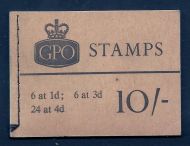 X17p 10 - GPO Wilding booklet - Feb 1968 UNMOUNTED MINT MNH