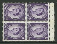 SB101a Wilding booklet pane Phos Blue on Cream perf type AP UNMOUNTED MNT MNH
