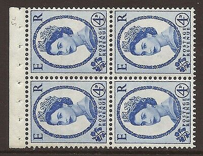 SB106 Wilding booklet pane Crowns perf type I UNMOUNTED MNT/MNH