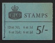 H71 5 - Wilding GPO booklet - Nov 1964 UNMOUNTED MINT