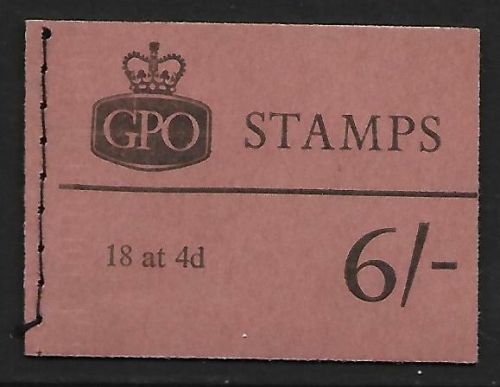 Q18 6 - Wilding GPO booklet - Nov 1966 UNMOUNTED MINT