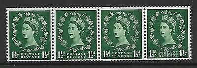 S27c Sideways Wilding Edward Graphite Coil join strip UNMOUNTED MINT