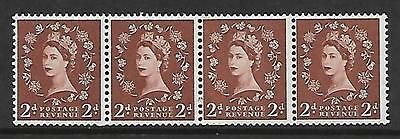 S39d Horizontal Wilding 57 Graphite Coil join strip UNMOUNTED MINT