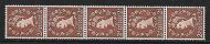 S45 Vertical Wilding 2d 1B Blue Phos Coil strip UNMOUNTED MINT MNH