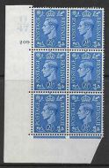2½d Light Blue Cylinder Control U47 209 No Dot perf 5(E I) UNMOUNTED MINT