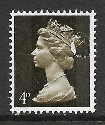 Sg 731b 4d Machin PVA 2B with major printing flaw UNMOUNTED MINT MNH