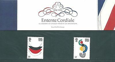2004 Entente Cordiale Presentation pack UNMOUNTED MINT