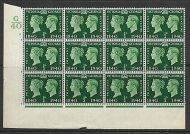 Sg 479 ½d 1940 Centenary Cylinder G40 6 No Dot UNMOUNTED MINT