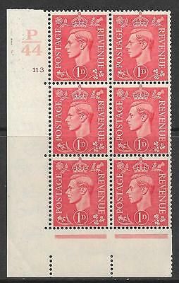 1d Pale scarlet P44 113 No Dot perf 5(E I) UNMOUNTED MINT MNH