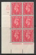 1d Pale scarlet P44 101 No Dot perf 5(E I) UNMOUNTED MINT MNH