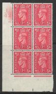 1d Pale scarlet L42 76 Dot perf 5(E I) UNMOUNTED MINT MNH