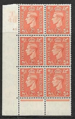 2d Orange Cylinder T46 45 Dot perf 6B(E P) UNMOUNTED MINT MNH
