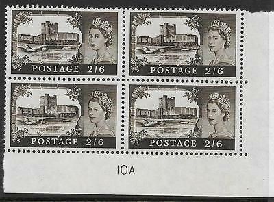 Sg759 No WMark Bradbury Wilkinson Castles 2 6 Cyl Block 10A UNMOUNTED MINT MNH