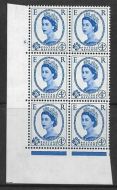 4d Wilding Multi Crown on Cream Cyl 6 Dot perf A(E/I) UNMOUNTED MINT