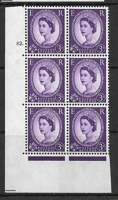 3d Violet 8mm Phosphor 1B cylinder 82 Dot perf type A(E I) UNMOUNTED MINT MNH