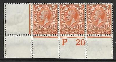 N19(5) 2d Orange Royal Cypher Control P 20 perf V. Light MOUNTED MINT