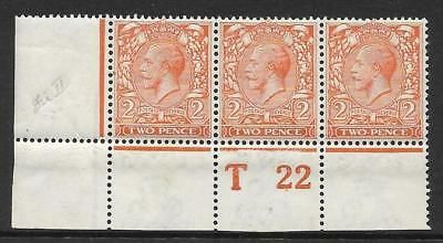 N20(2) 2d Pale Orange Royal Cypher Control T 22 perf Lightly MOUNTED MINT