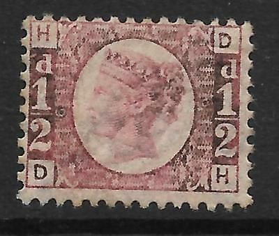 sg48 ½d Rose Red Plate 6 Lettered D-H MOUNTED MINT