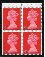 UB15 Pre-decimal Machin Booklet Pane Perf P - UNMOUNTED MINT MNH