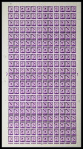 XM4 3d Isle of Man Regional Sheet Crowns - Full sheet UNMOUNTED MINT